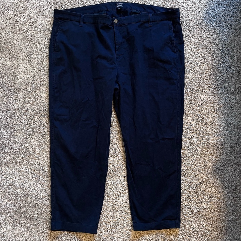 J. Crew Blue Ankle Cropped Pants